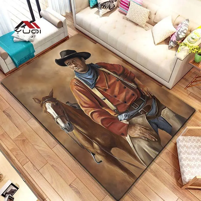 American Actor John Wayne Rug for Bedroom Living Room Carpet for Kitchen Floor Mats Home Decor Non-Slip Floor Pad Rug 15 Sizes
American Actor John Wayne Rug for Bedroom Living Room Carpet for Kitchen Floor Mats Home Decor Non-Slip Floor Pad Rug 15 Sizes