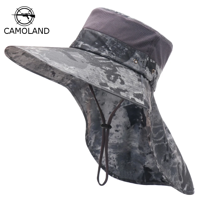 CAMOLAND Fashion Tie-dye Sun Hats Women Summer Anti UV Bucket Hat With Neck Flap Male Wide Brim Hiking Fishing Caps
CAMOLAND Fashion Tie-dye Sun Hats Women Summer Anti UV Bucket Hat With Neck Flap Male Wide Brim Hiking Fishing Caps