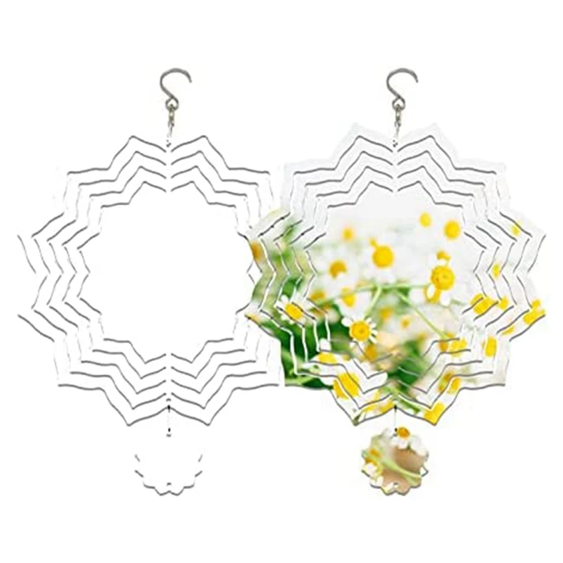 2 Pack 8 Inch 3D Sublimation Wind Spinner Blanks Wind Powered Kinetic Sculpture,Double Sided Sublimation Wind Spinner
2 Pack 8 Inch 3D Sublimation Wind Spinner Blanks Wind Powered Kinetic Sculpture,Double Sided Sublimation Wind Spinner