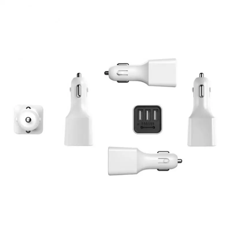 

Smart Car Charger Adapter Cigarette Lighter Pm2.5 Removal Car Charger Air Purifier Multi-function Car Charger 3 In 1 3usb 3.1a