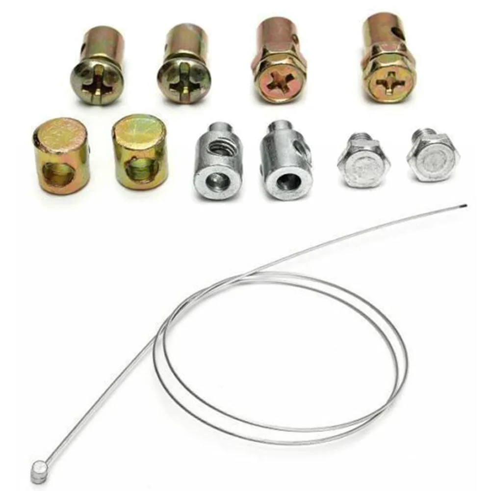 Universal Throttle Clutch Cable Repair Kit Lawnmower Rotovator Ride On For Grass Trimmer Accessories
Universal Throttle Clutch Cable Repair Kit Lawnmower Rotovator Ride On For Grass Trimmer Accessories
