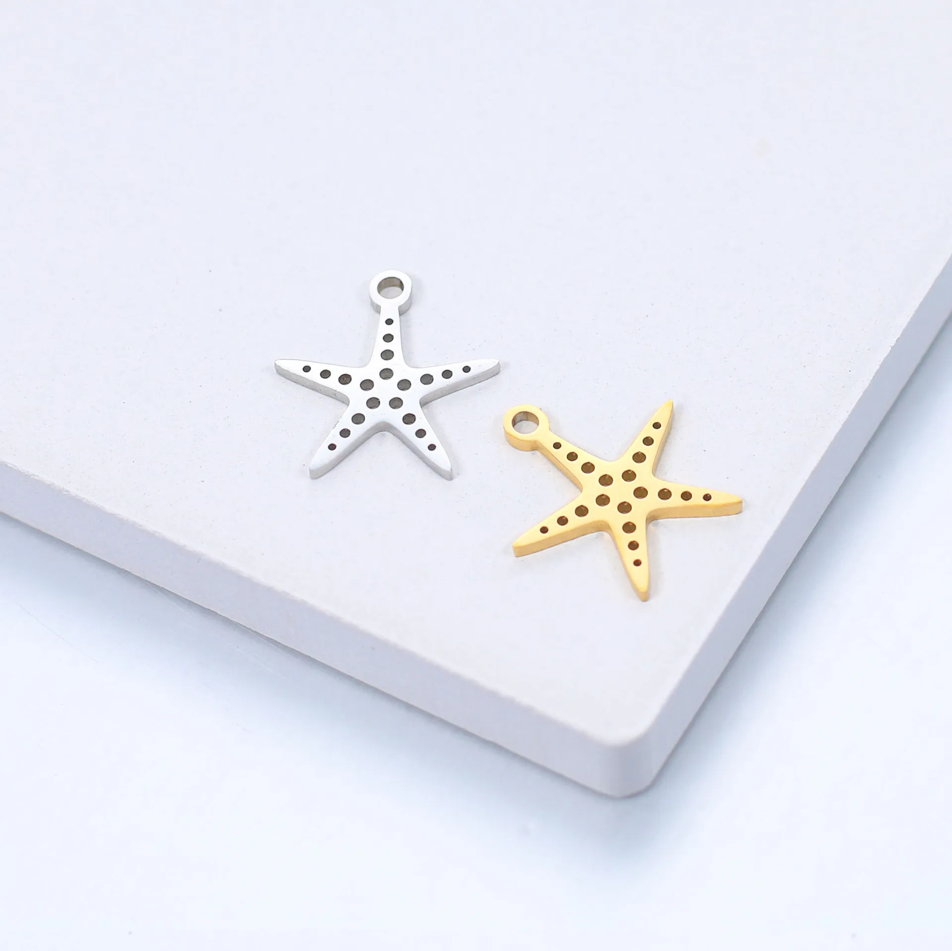 5pcs/Lot Stainless Steel Oceans Starfish Pendant Earrings Jewelry Charms Sea Lifes DIY Bracelets Necklace Accessories Wholesale
5pcs/Lot Stainless Steel Oceans Starfish Pendant Earrings Jewelry Charms Sea Lifes DIY Bracelets Necklace Accessories Wholesale