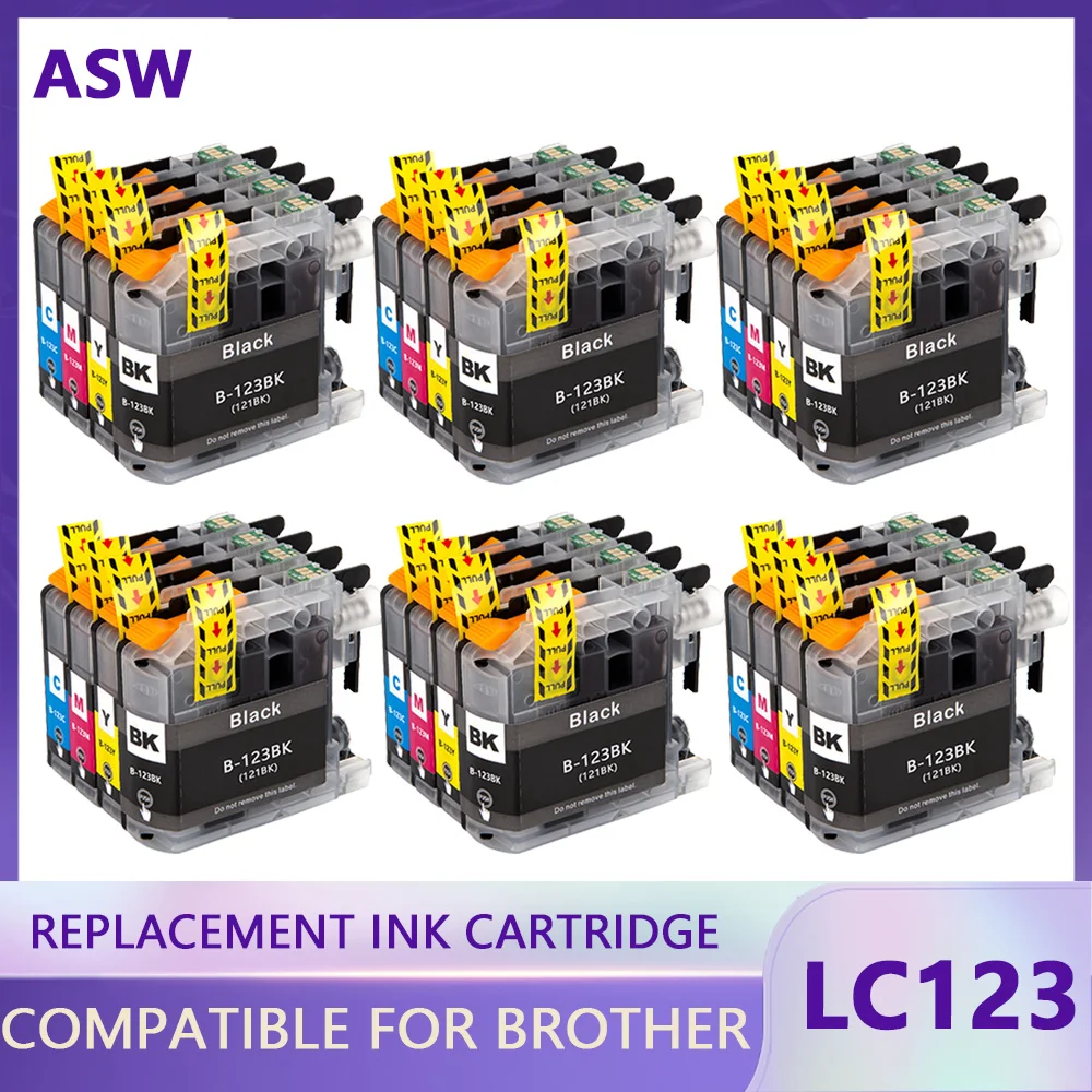 For Brother LC123 Ink Cartridge Compatible For MFC-J4510DW MFC-J4610DW Printer Ink Cartridge LC121 MFC-J4410DW MFC-J4710DW
For Brother LC123 Ink Cartridge Compatible For MFC-J4510DW MFC-J4610DW Printer Ink Cartridge LC121 MFC-J4410DW MFC-J4710DW