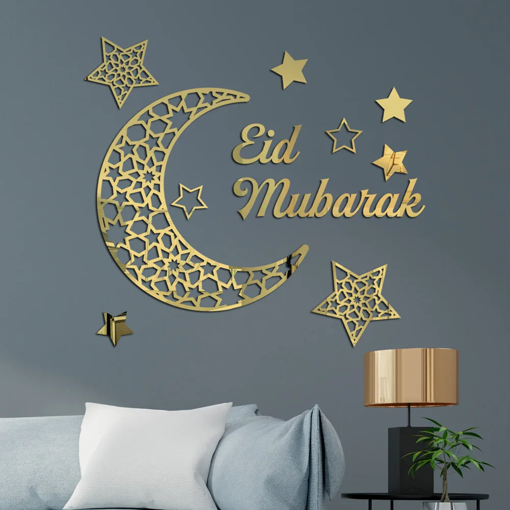 2023 Eid Mubarak Decor 3D Acrylic Wall Stickers Ramadan Decoration Islamic Muslim Ramadan Mubarak Eid Al-Fitr Aid Mubarak Decor
2023 Eid Mubarak Decor 3D Acrylic Wall Stickers Ramadan Decoration Islamic Muslim Ramadan Mubarak Eid Al-Fitr Aid Mubarak Decor