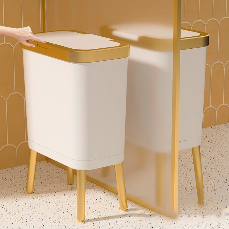 15L Trash Can Golden Luxury Fashion Kitchen Bedroom Large Capacity Waste Bin Home Room Sofa Side High Feet Garbage Bin with Lid
15L Trash Can Golden Luxury Fashion Kitchen Bedroom Large Capacity Waste Bin Home Room Sofa Side High Feet Garbage Bin with Lid
