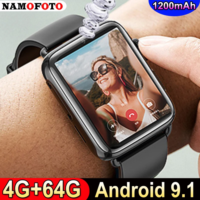NAMOFOTO 4GB 64GB Smart Watch 1.88'' IPS Screen 4G LTE 1200mAh Android 9.1 SIM Card Wi-Fi GPS 5MP Camera Men Sports Smartwatch
NAMOFOTO 4GB 64GB Smart Watch 1.88'' IPS Screen 4G LTE 1200mAh Android 9.1 SIM Card Wi-Fi GPS 5MP Camera Men Sports Smartwatch