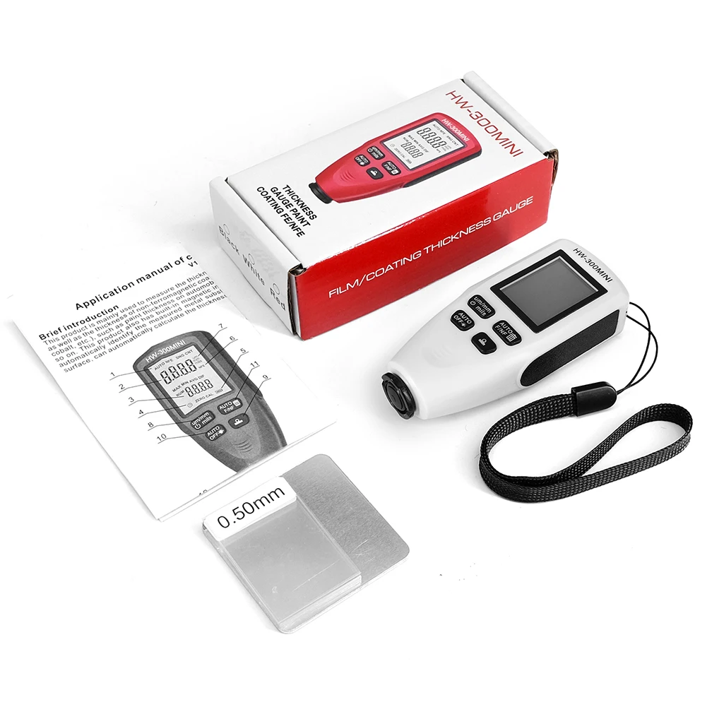 Universal Car Paint Coating Thickness Gauge High-precision LCD Digital Automobile Film Thickness Meter Tester For BMW VW Telsa
Universal Car Paint Coating Thickness Gauge High-precision LCD Digital Automobile Film Thickness Meter Tester For BMW VW Telsa
