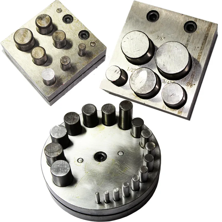 Jewelry Sheet Metal Gold Silver Brass Disc Cutter Set Mold Hole Cutting Punching Dapping Block DIY Craft Tools
Jewelry Sheet Metal Gold Silver Brass Disc Cutter Set Mold Hole Cutting Punching Dapping Block DIY Craft Tools