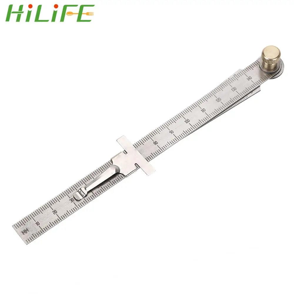 HILIFE Feeler Gauges Wedge Taper Ruler 1-150mm Stainless Steel Bore Measurement Measuring Tool
HILIFE Feeler Gauges Wedge Taper Ruler 1-150mm Stainless Steel Bore Measurement Measuring Tool