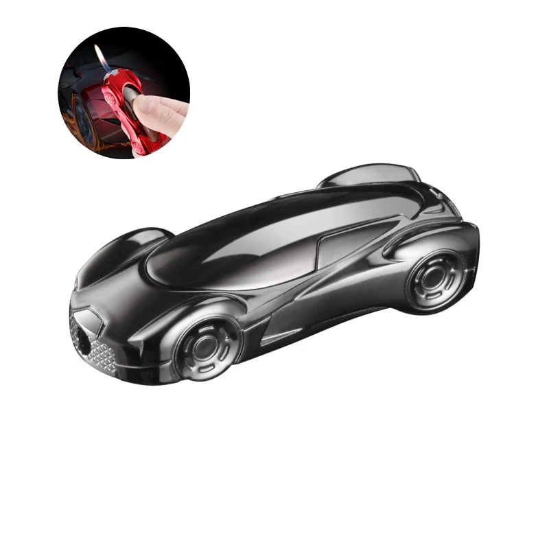 Unique Design Sports Car Butane Gas Lighter Inflatable Open Flame Roadster Multi Color Cigarette Cigar Lighters Gadgets for Men
Unique Design Sports Car Butane Gas Lighter Inflatable Open Flame Roadster Multi Color Cigarette Cigar Lighters Gadgets for Men