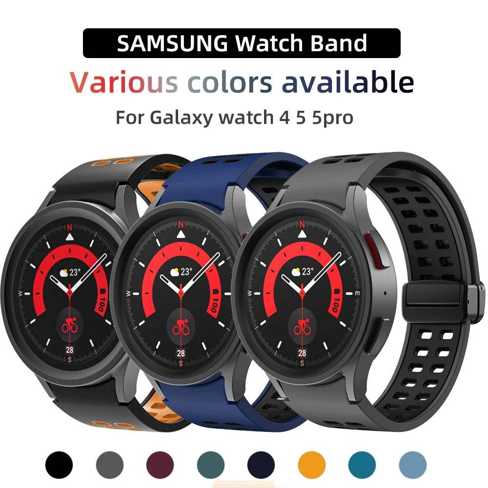 Silicone Strap For Samsung Galaxy watch 5 5pro Band Smartwatch Bracelet Galaxy Watch4 4classic 44mm 46mm 42mm Accessorie Strap
Silicone Strap For Samsung Galaxy watch 5 5pro Band Smartwatch Bracelet Galaxy Watch4 4classic 44mm 46mm 42mm Accessorie Strap