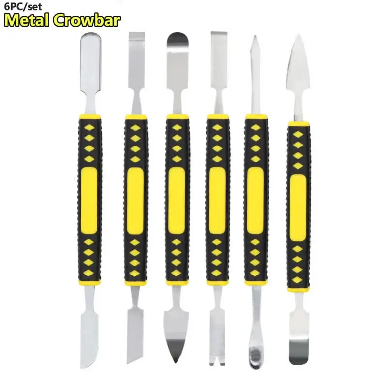 Metal Crowbar 6-Piece Set Boot Stick Mobile Phone Digital Mini Multi Home Appliance Disassemble Tool Electronic Repair Tools Set
Metal Crowbar 6-Piece Set Boot Stick Mobile Phone Digital Mini Multi Home Appliance Disassemble Tool Electronic Repair Tools Set