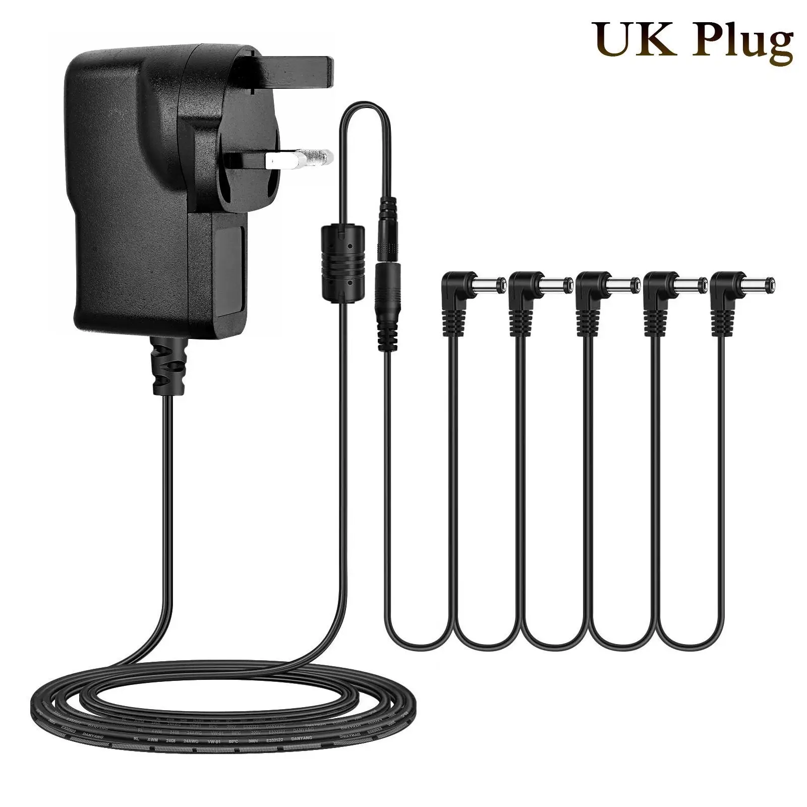 1pc 9V Power Adapter Cable for Guitar Pedal 5 Way Cord for Charging Speaker
1pc 9V Power Adapter Cable for Guitar Pedal 5 Way Cord for Charging Speaker