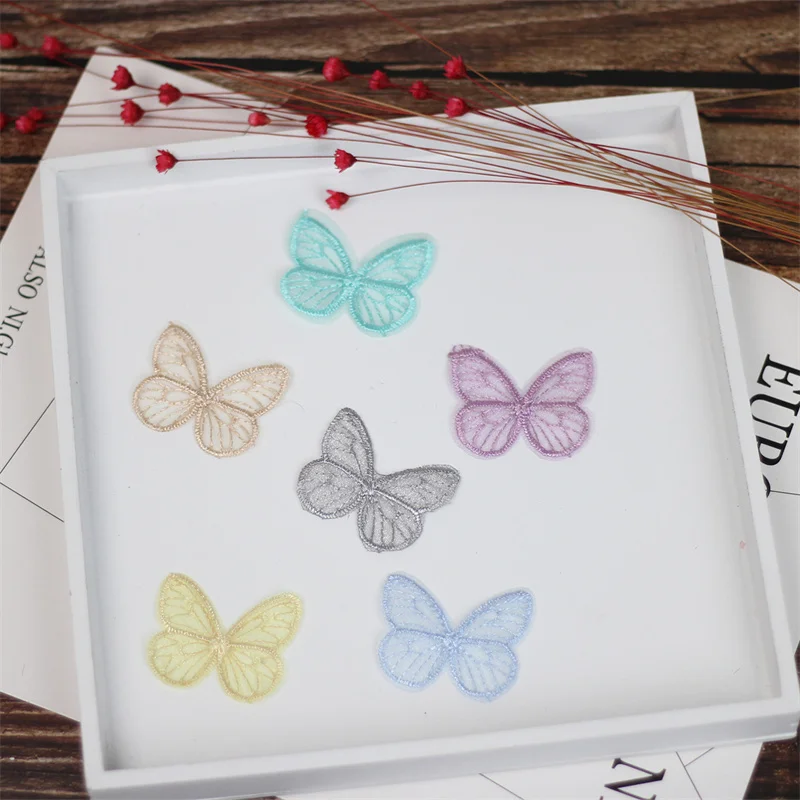 100Pcs Embroidered Organza Butterfly DIY Headwear Hair Pin Decor Clothes Hat Shoes Patches Accessories Brooch Appliques Material
100Pcs Embroidered Organza Butterfly DIY Headwear Hair Pin Decor Clothes Hat Shoes Patches Accessories Brooch Appliques Material