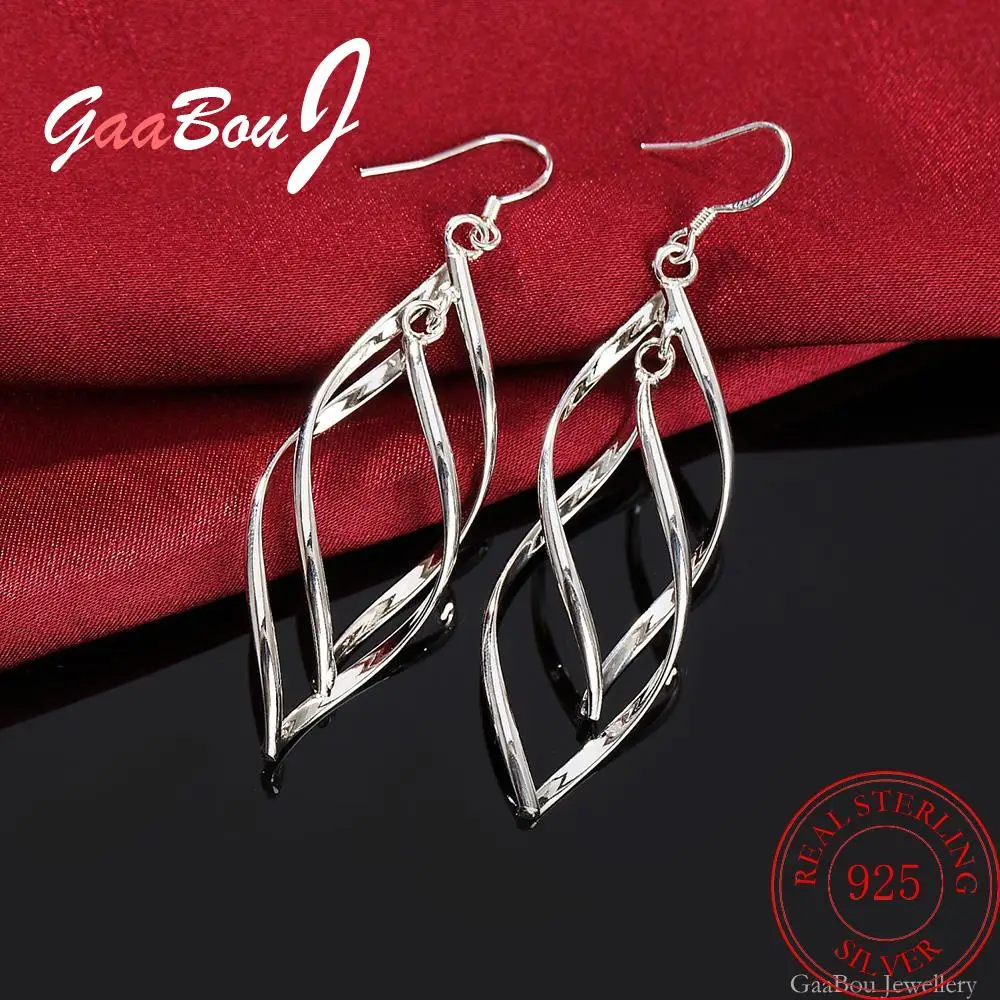 Fashion 925 Sterling Silver Geometry Drop Earrings For Women 2021 Wedding Party Jewelry Gifts For Women Christmas GaaBou
Fashion 925 Sterling Silver Geometry Drop Earrings For Women 2021 Wedding Party Jewelry Gifts For Women Christmas GaaBou