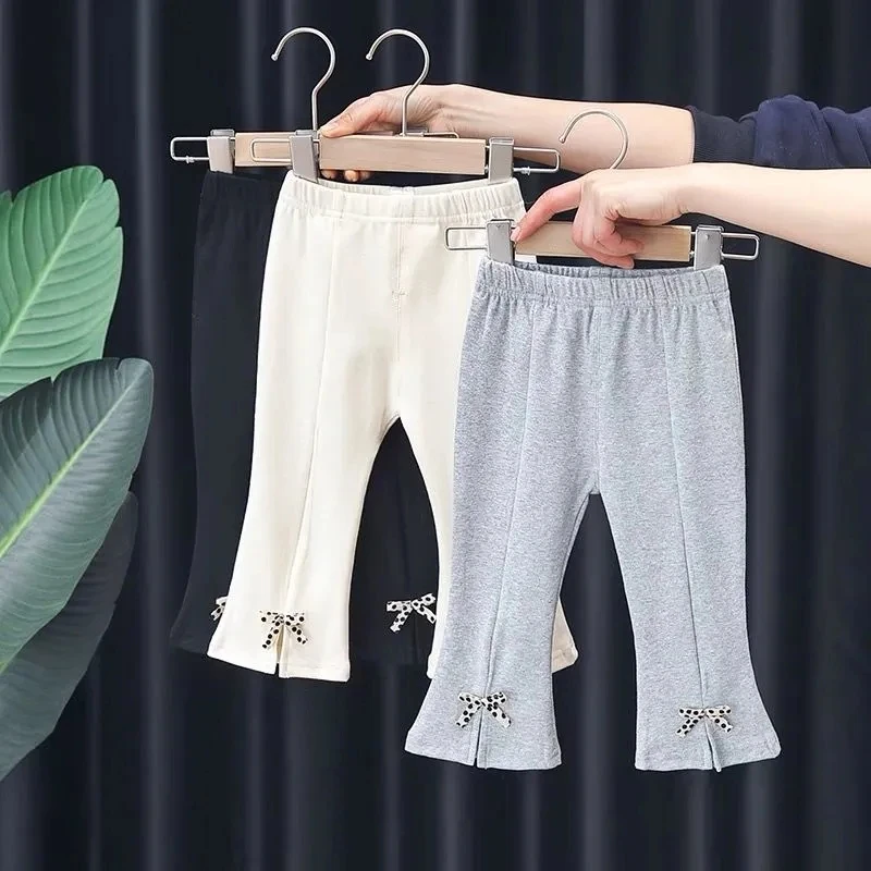 Children's autumn girls spring leopard print bow Leggings baby kids pants girls children's split flared pants trousers P4 678
Children's autumn girls spring leopard print bow Leggings baby kids pants girls children's split flared pants trousers P4 678