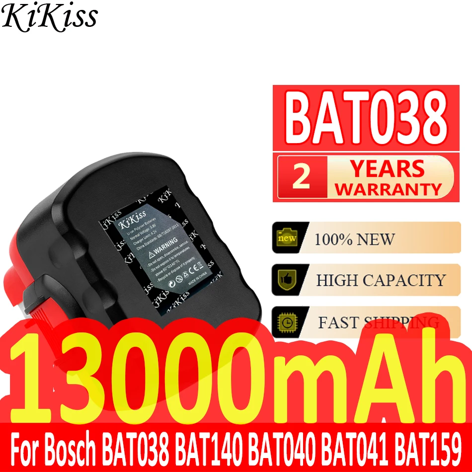 Мощный аккумулятор KiKiss для Bosch BAT038, BAT140, BAT040, BAT041, BAT159 2607335275, 2607335533, 2607335534, 2607335711, 2607335465
Мощный аккумулятор KiKiss для Bosch BAT038, BAT140, BAT040, BAT041, BAT159 2607335275, 2607335533, 2607335534, 2607335711, 2607335465
