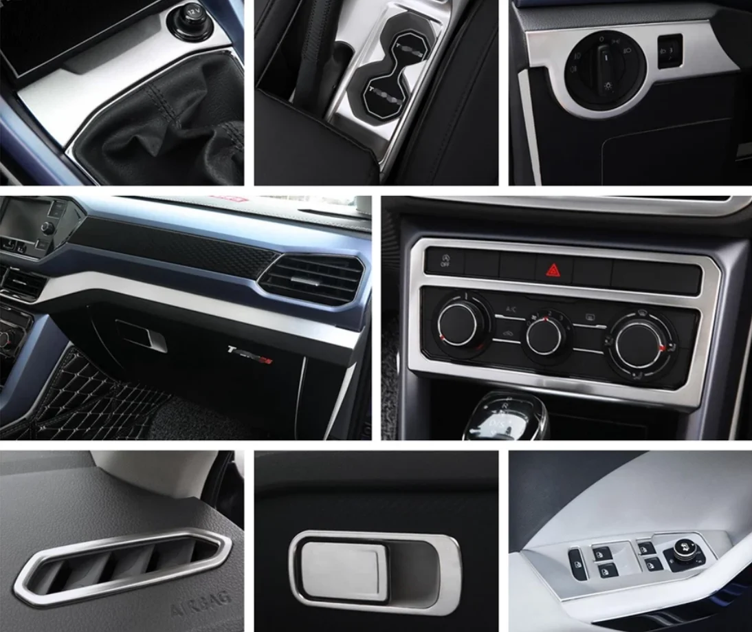 For VW Volkswagen T-Cross T Cross 2019 - 2022 Accessories Air AC Outlet Vent Head Light Steering Wheel Gear Cover Trim Interior
For VW Volkswagen T-Cross T Cross 2019 - 2022 Accessories Air AC Outlet Vent Head Light Steering Wheel Gear Cover Trim Interior