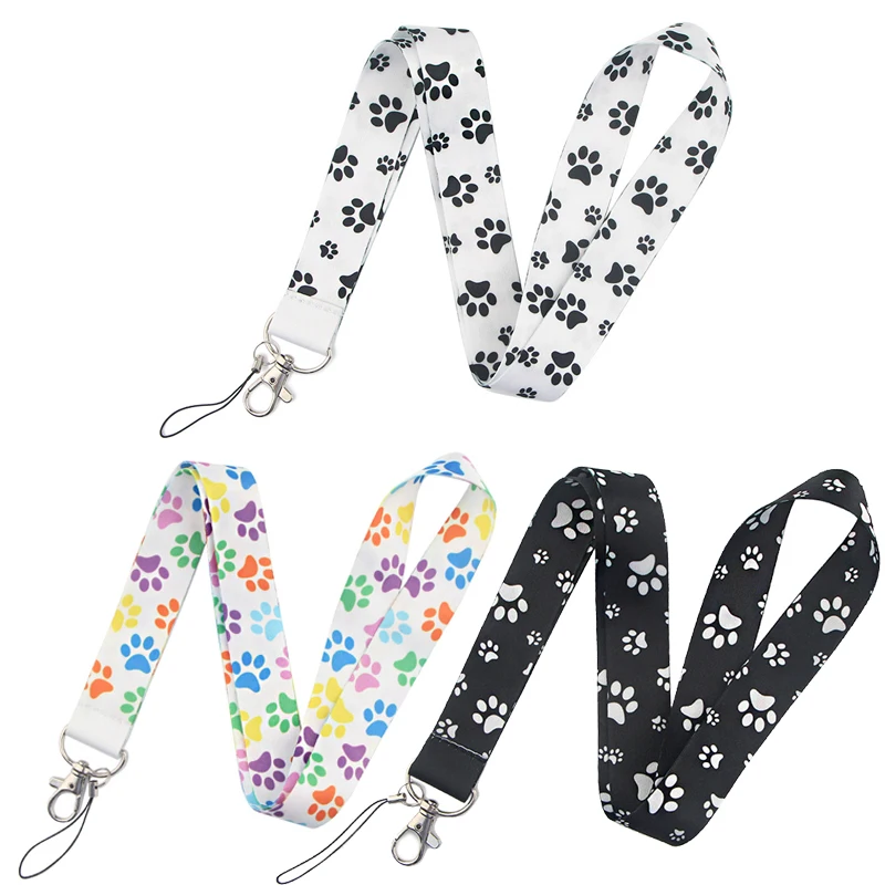 Dog paw Neck keychain necklace webbings ribbons Anime Cartoon Neck Strap Lanyard ID badge holder Keychain Lanyards
Dog paw Neck keychain necklace webbings ribbons Anime Cartoon Neck Strap Lanyard ID badge holder Keychain Lanyards