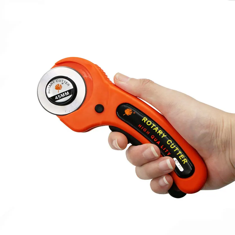 45mm Leather craft Rotary Cutter Leather Cutting Tool Leather Craft Fabric Circular Blade Knife DIY Patchwork Sewing Quilting
45mm Leather craft Rotary Cutter Leather Cutting Tool Leather Craft Fabric Circular Blade Knife DIY Patchwork Sewing Quilting