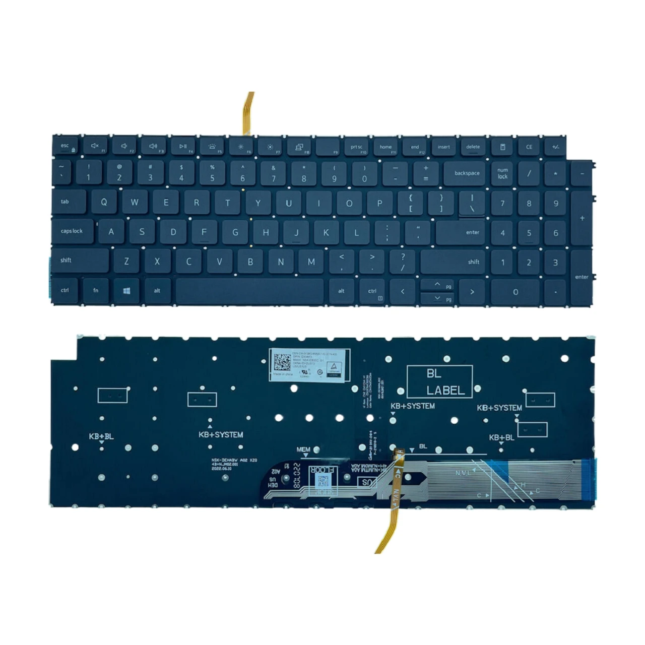 New US Laptop Backlit Keyboard For Dell Latitude 3520 3530 Inspiron 15 3510 3511 5510 5515 5518 7510 16 Plus 7610 Replacement
New US Laptop Backlit Keyboard For Dell Latitude 3520 3530 Inspiron 15 3510 3511 5510 5515 5518 7510 16 Plus 7610 Replacement