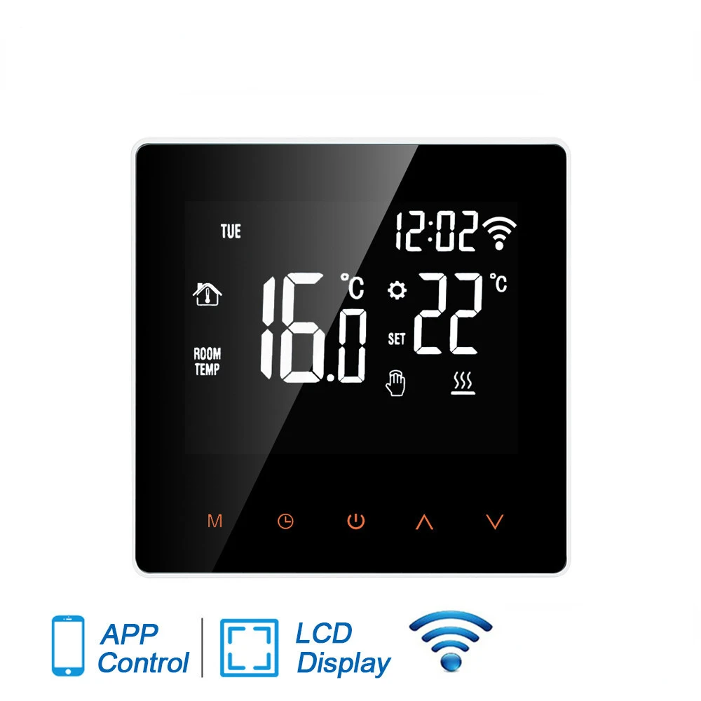 Tuya WiFi Smart Thermostat, Electric Floor Heating Water/Gas Boiler Temperature Remote Controller for Google Home
Tuya WiFi Smart Thermostat, Electric Floor Heating Water/Gas Boiler Temperature Remote Controller for Google Home