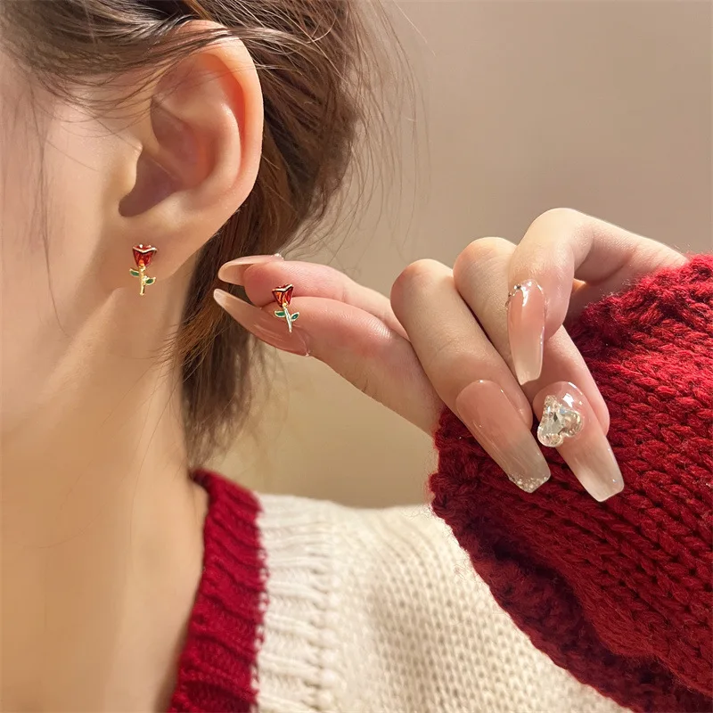 The Little Prince's Rose Earrings No Hole Ear Clips Flower Clip Earring Without Piercing Minimalist Earrings Jewelry CEtA232
The Little Prince's Rose Earrings No Hole Ear Clips Flower Clip Earring Without Piercing Minimalist Earrings Jewelry CEtA232