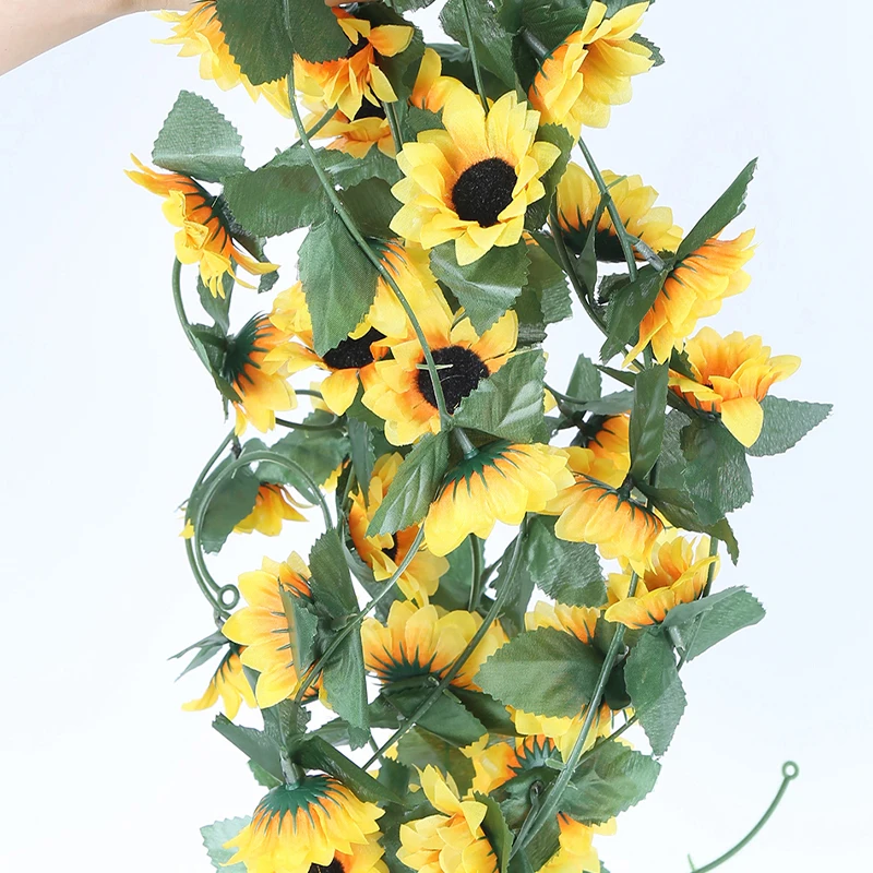 Simulated Sunflower Rattan Reusable Fadeless Living Room Wedding Decoration Artificial Plants Rattan False Flower Rattan
Simulated Sunflower Rattan Reusable Fadeless Living Room Wedding Decoration Artificial Plants Rattan False Flower Rattan