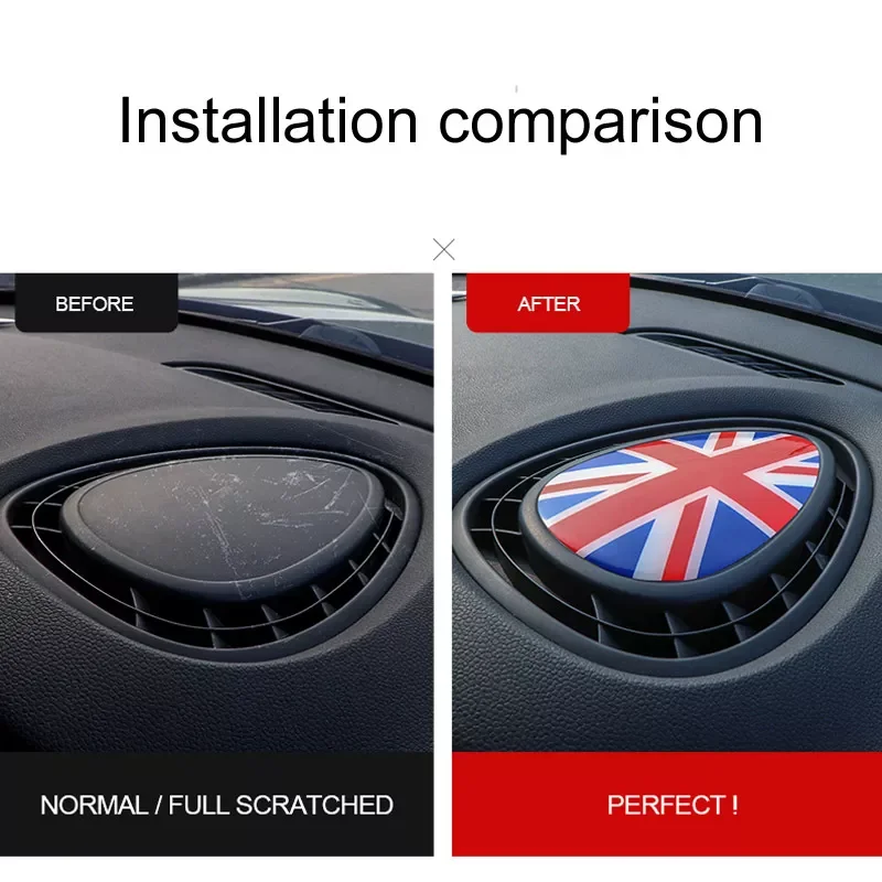 Jack Center Air Outlet 3D Dedicated Cover protect Sticker Decal for MINI COOPER F54 F55 F56 Clubman Interior Accessories
Jack Center Air Outlet 3D Dedicated Cover protect Sticker Decal for MINI COOPER F54 F55 F56 Clubman Interior Accessories