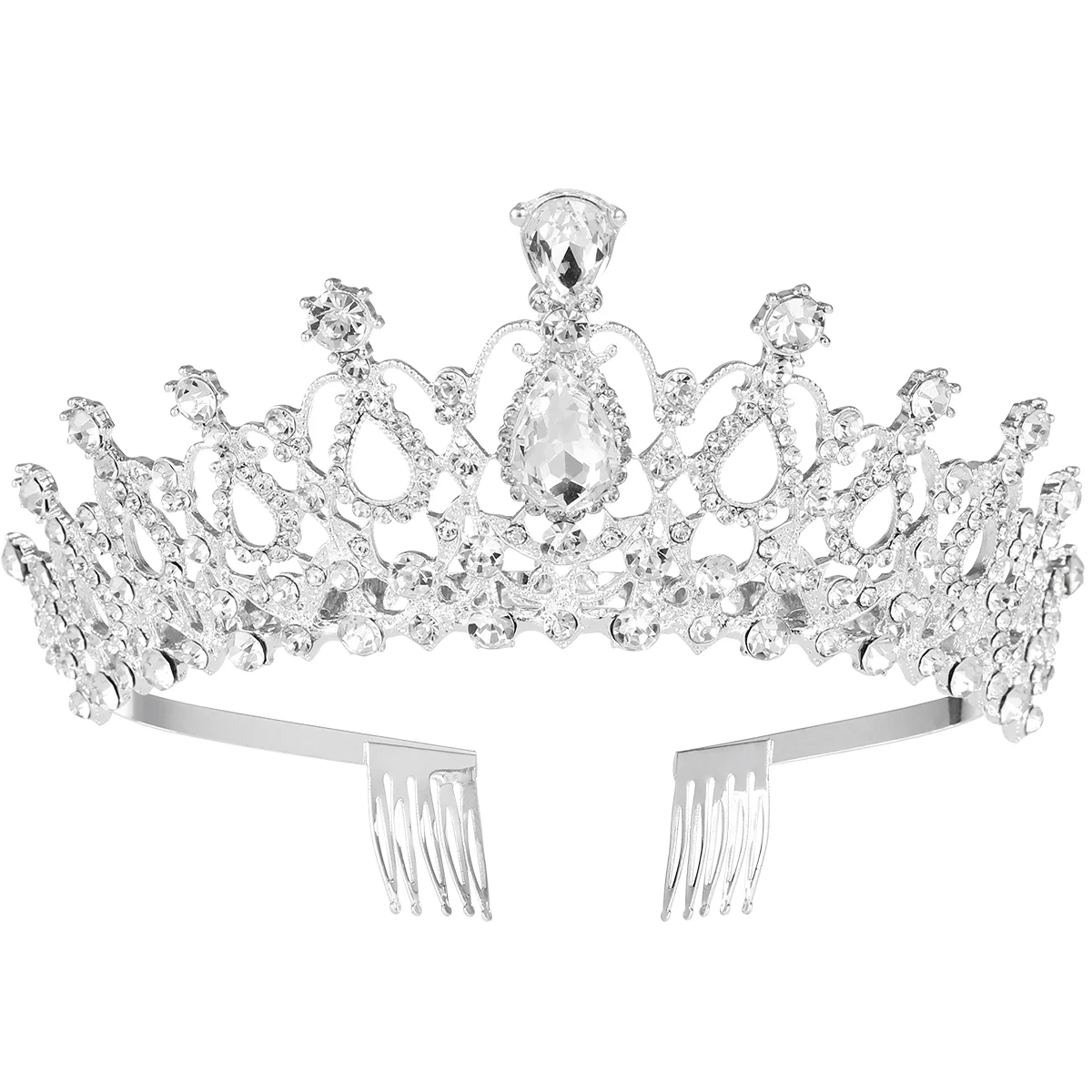 Birthday Tiara Queen Crown Headband Bride Headpieces Wedding Tiaras Crystal Bridal
Birthday Tiara Queen Crown Headband Bride Headpieces Wedding Tiaras Crystal Bridal