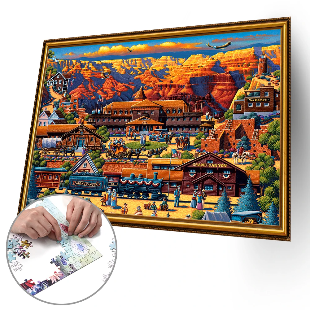 Craft Puzzle Game Interesting Toys 1000 Pieces Paper Jigsaw Puzzles Landmark Building Assembling Picture Toys
Craft Puzzle Game Interesting Toys 1000 Pieces Paper Jigsaw Puzzles Landmark Building Assembling Picture Toys