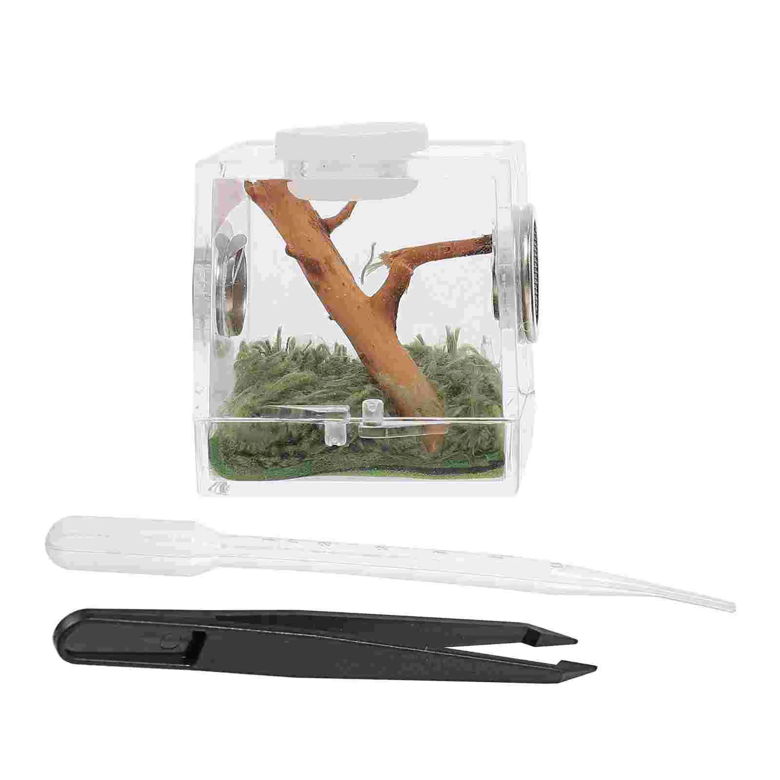 Reptile Box Breeding Spider Terrarium Feeding Habitat Case Container Tank Pet Reptiles Hatching Jumping Display Cage Anti Home
Reptile Box Breeding Spider Terrarium Feeding Habitat Case Container Tank Pet Reptiles Hatching Jumping Display Cage Anti Home