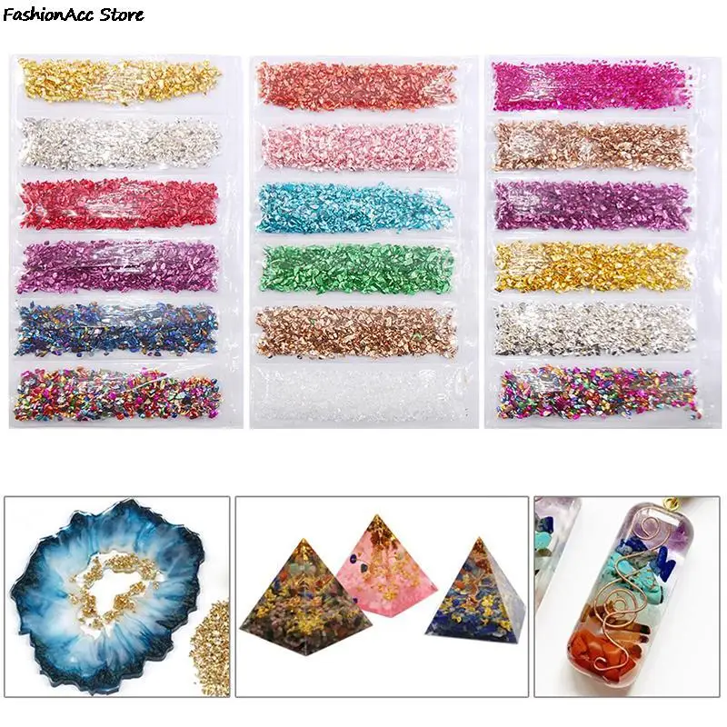 DIY Crafts Nail Art Decorations Broken Glass Stones Crystal UV Epoxy Resin Filler Jewelry Making Fillings
DIY Crafts Nail Art Decorations Broken Glass Stones Crystal UV Epoxy Resin Filler Jewelry Making Fillings