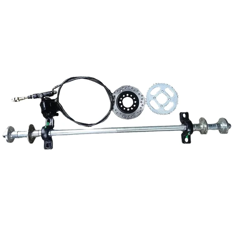 168CC DIY Four Wheel GO kart ATV UTV Buggy Disc Brake Rotor Sprocket 95CM Rear Axle with Brake Caliper Pump
168CC DIY Four Wheel GO kart ATV UTV Buggy Disc Brake Rotor Sprocket 95CM Rear Axle with Brake Caliper Pump