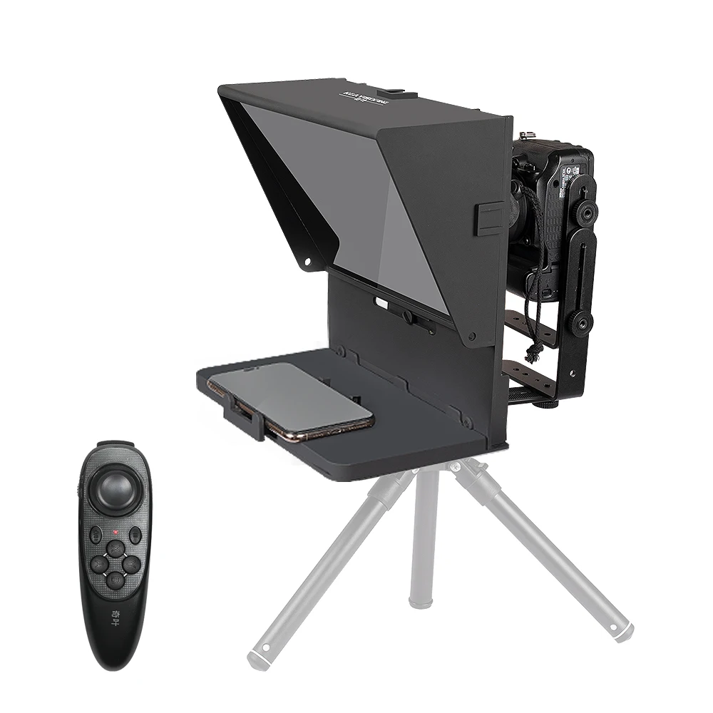 Q2 Teleprompter for Tablet Phones Prompting Inscriber Interview Prompter Reader for Mobile DSLR Camera Live Recording
Q2 Teleprompter for Tablet Phones Prompting Inscriber Interview Prompter Reader for Mobile DSLR Camera Live Recording