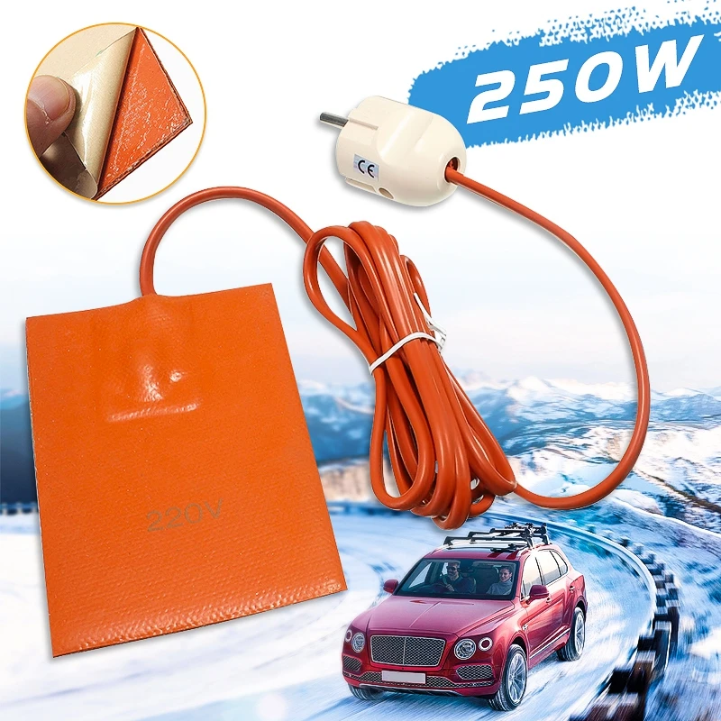 250W 9x13cm Car Engine Oil Pan Sump Tank Heater Pad Silicone Oil Heating Pad Engine Oil Tank Wear Protect 220V EU Plug
250W 9x13cm Car Engine Oil Pan Sump Tank Heater Pad Silicone Oil Heating Pad Engine Oil Tank Wear Protect 220V EU Plug