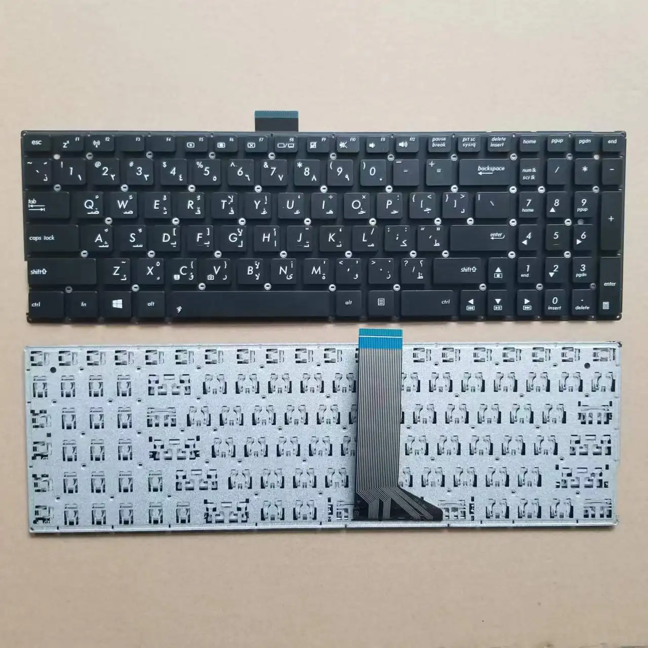 Новая арабская клавиатура без рамки для Asus VivoBook X555 X555L X555LA K555, Черная
Новая арабская клавиатура без рамки для Asus VivoBook X555 X555L X555LA K555, Черная