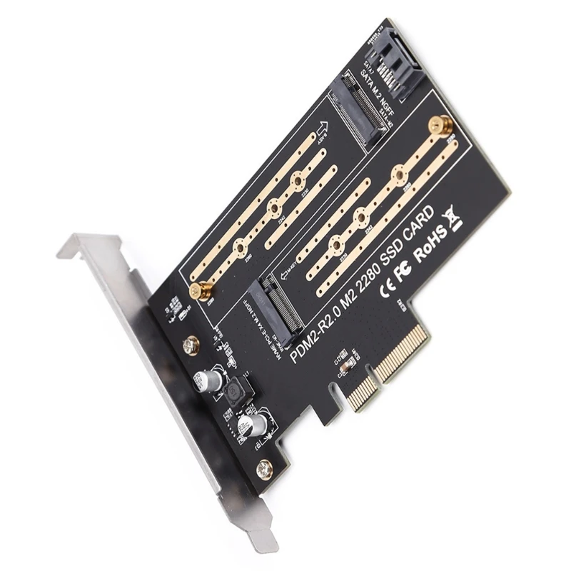 PCIE to M2/M.2 Adapter Add Card M.2 NVMe SSD NGFF to PCIE Adapter Express 3.0 X4 M Key B Key M2 to PCI-E Card K1KF
PCIE to M2/M.2 Adapter Add Card M.2 NVMe SSD NGFF to PCIE Adapter Express 3.0 X4 M Key B Key M2 to PCI-E Card K1KF