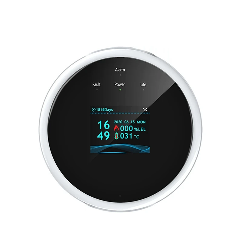 Wifi Gas Detector Tuya Smart Home Leakage Sensor LED Display Natural Gas Leak Detectors Alarm US Plug
Wifi Gas Detector Tuya Smart Home Leakage Sensor LED Display Natural Gas Leak Detectors Alarm US Plug