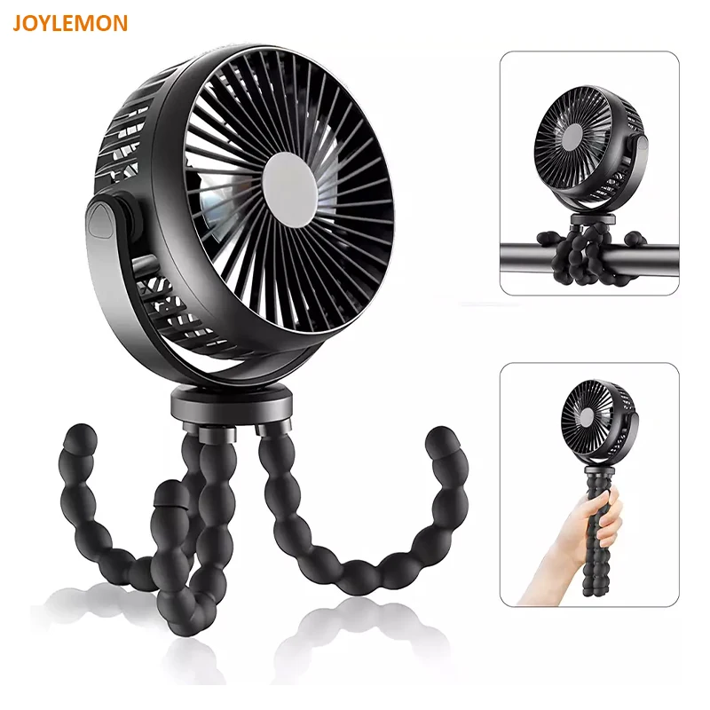 5200mah Battery Operated Stroller Fan Baby Flexible Tripod Clip On Fan Air Cooling Rotatable Handheld Personal Fan Rechargeable
5200mah Battery Operated Stroller Fan Baby Flexible Tripod Clip On Fan Air Cooling Rotatable Handheld Personal Fan Rechargeable