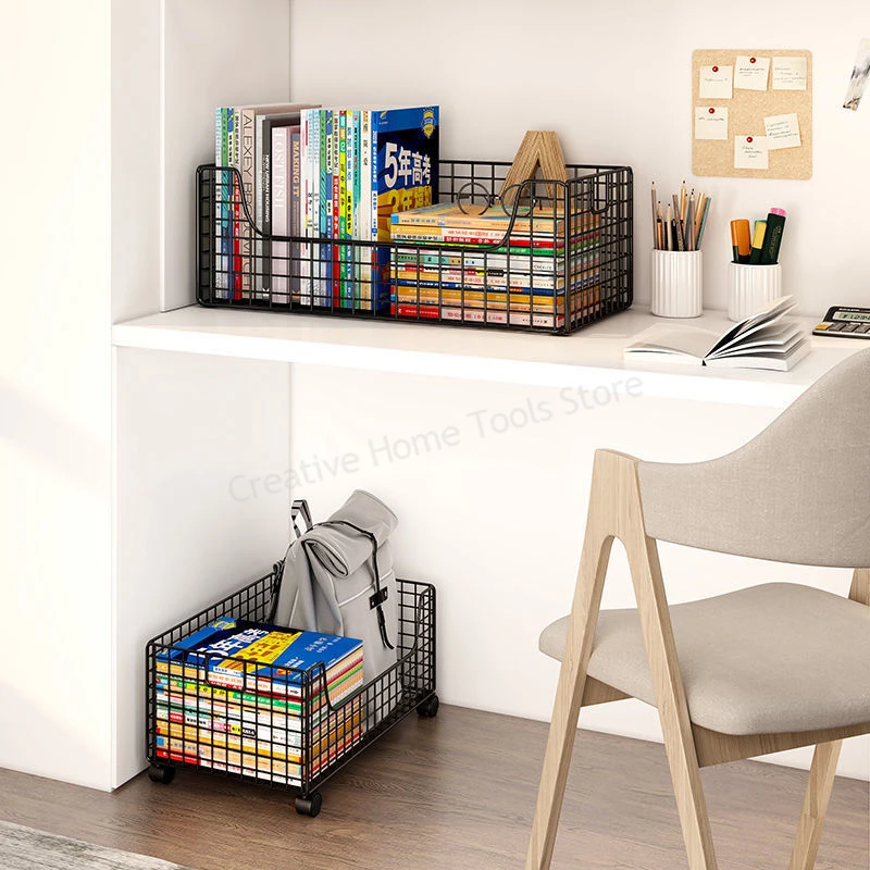 Mobile Bookcase Under Table Shelving Simple Removable Bookshelf Primary School Students Home Kitchen Side Shelf Books Basket
Mobile Bookcase Under Table Shelving Simple Removable Bookshelf Primary School Students Home Kitchen Side Shelf Books Basket