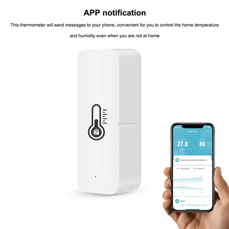 Беспроводной детектор температуры и влажности Tuya Zigbee, комнатный гигрометр с уведомлением приложений, для офиса
Беспроводной детектор температуры и влажности Tuya Zigbee, комнатный гигрометр с уведомлением приложений, для офиса