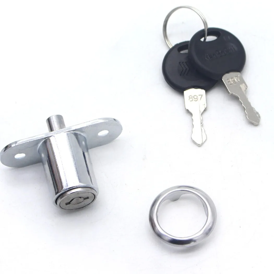 2 Set Cabinet Push Plunger Lock, Cylinder Zinc Alloy Keyed Different Zinc Alloy Push Plunger Lock For Drawer Desk Wardrobe Cabi
2 Set Cabinet Push Plunger Lock, Cylinder Zinc Alloy Keyed Different Zinc Alloy Push Plunger Lock For Drawer Desk Wardrobe Cabi