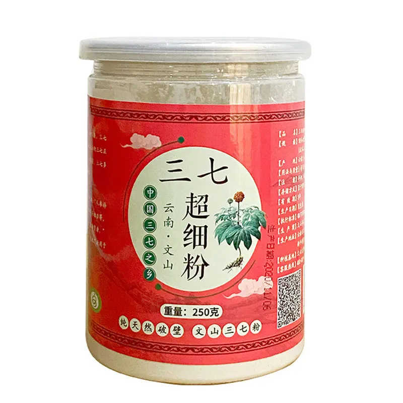 

250g Bottled Notoginseng Powder Sanchi Pseudo-Ginseng Panax Notoginseng Radix Notoginseng San Qi.