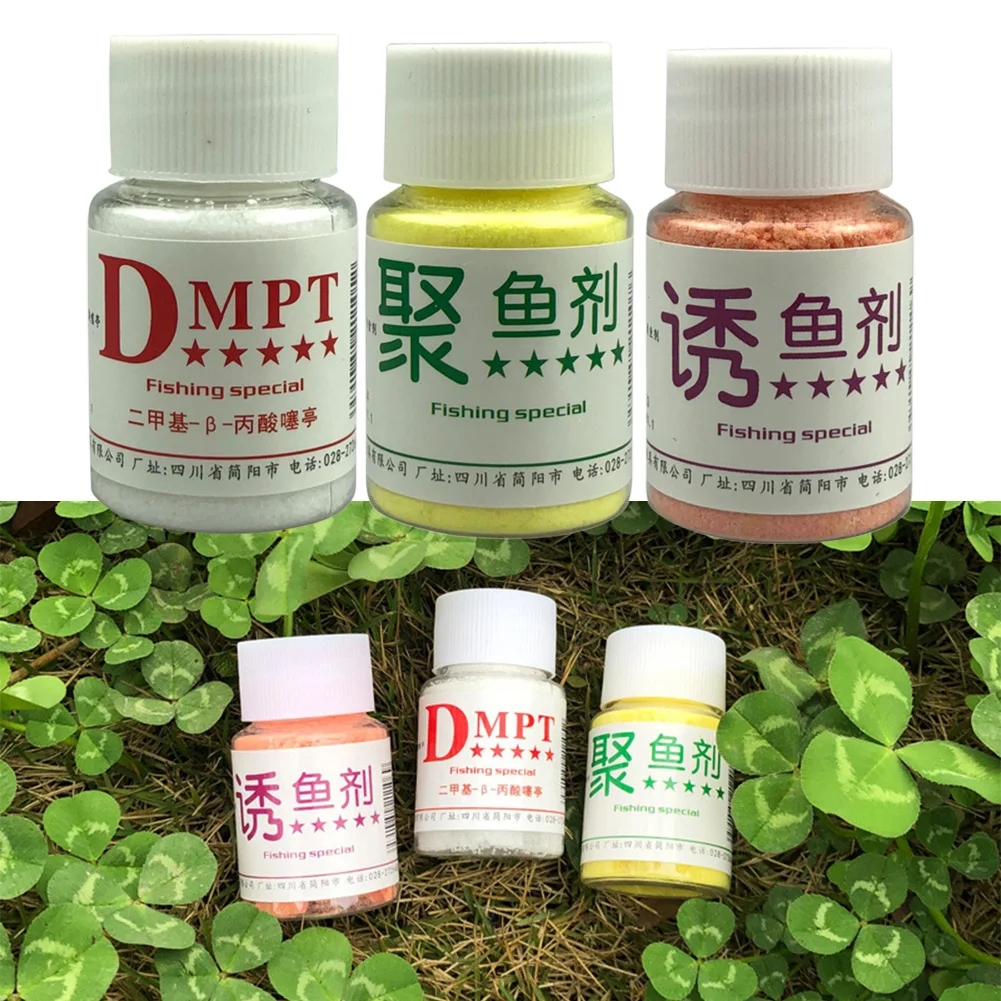 Fishing Baits Additive Powder Carp Groundbaits Attraction Smell Lure Tackle DMPT 20g Fish Attractant Fishing Tackle
Fishing Baits Additive Powder Carp Groundbaits Attraction Smell Lure Tackle DMPT 20g Fish Attractant Fishing Tackle