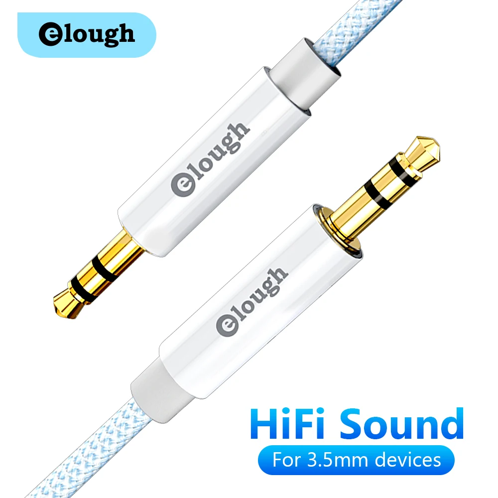 Elough AUX Cable Jack 3.5mm Male to Male Audio Cable 3.5mm Jack Speaker Cable AUX Cord for Headphone Car Samsung Xiaomi Redmi
Elough AUX Cable Jack 3.5mm Male to Male Audio Cable 3.5mm Jack Speaker Cable AUX Cord for Headphone Car Samsung Xiaomi Redmi