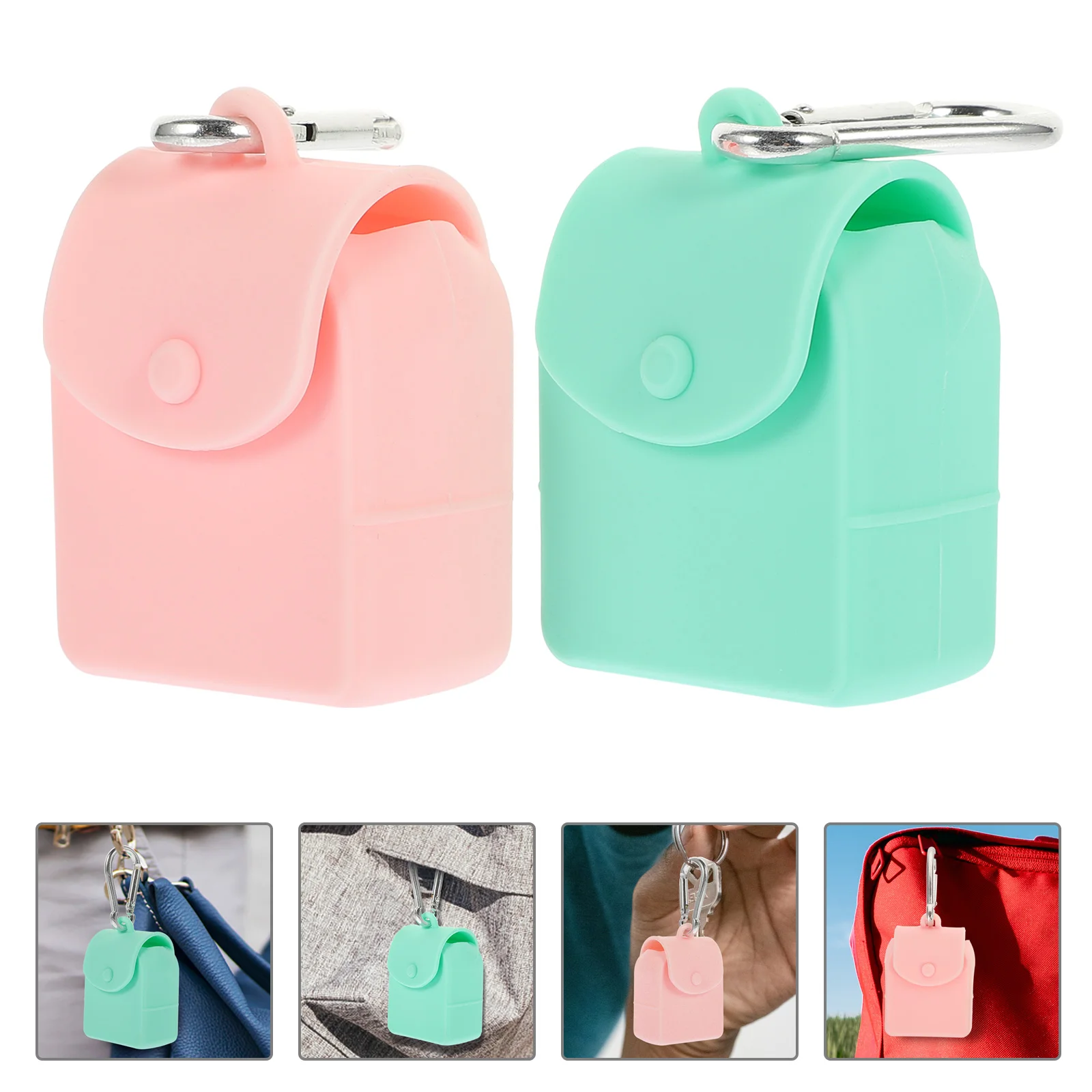 2 Pcs Silicone Storage Bag Silicone Keychain Hanging Change Pouch Round Wallet Keyring Metal Coin Storage Pocket Travel
2 Pcs Silicone Storage Bag Silicone Keychain Hanging Change Pouch Round Wallet Keyring Metal Coin Storage Pocket Travel