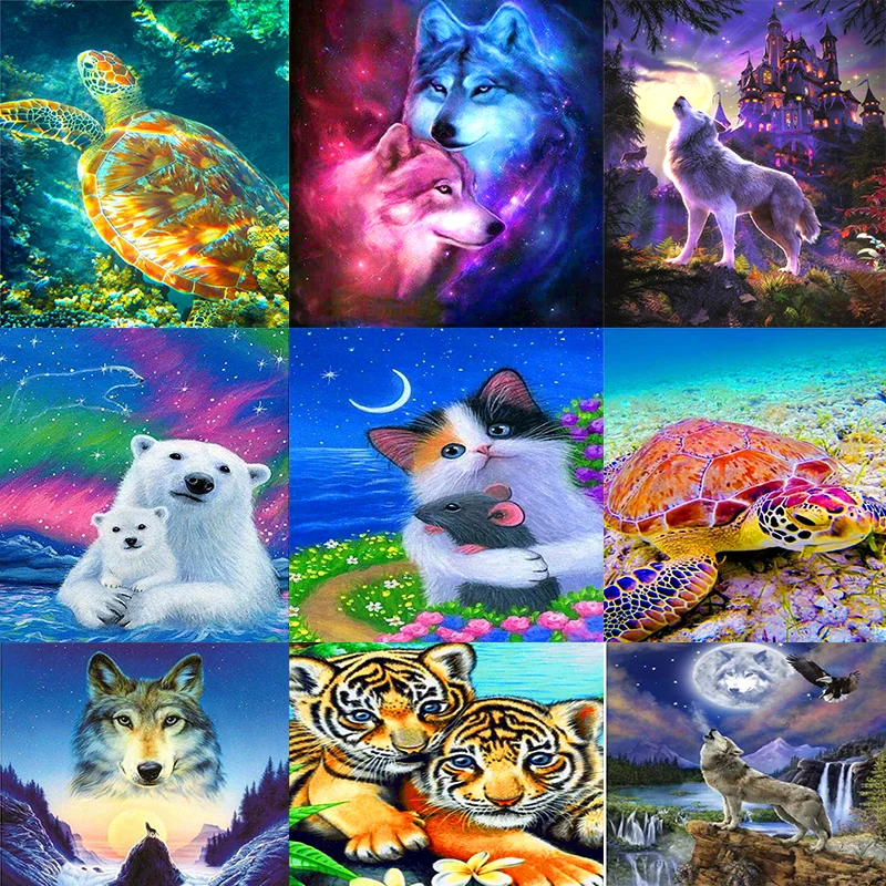 DIY 14CT Embroidery Cross Stitch Kits Needlework Craft Set unPrinted Canvas Cotton Thread Home Dropshipping Wolves new
DIY 14CT Embroidery Cross Stitch Kits Needlework Craft Set unPrinted Canvas Cotton Thread Home Dropshipping Wolves new