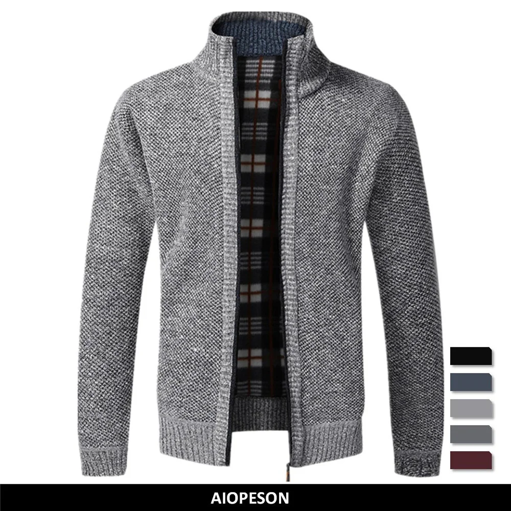AIOPESON 2021 Autumn Winter New Men's Jacket Slim Fit Stand Collar Zipper Jacket Men Solid Cotton Thick Warm Jacket Men
AIOPESON 2021 Autumn Winter New Men's Jacket Slim Fit Stand Collar Zipper Jacket Men Solid Cotton Thick Warm Jacket Men