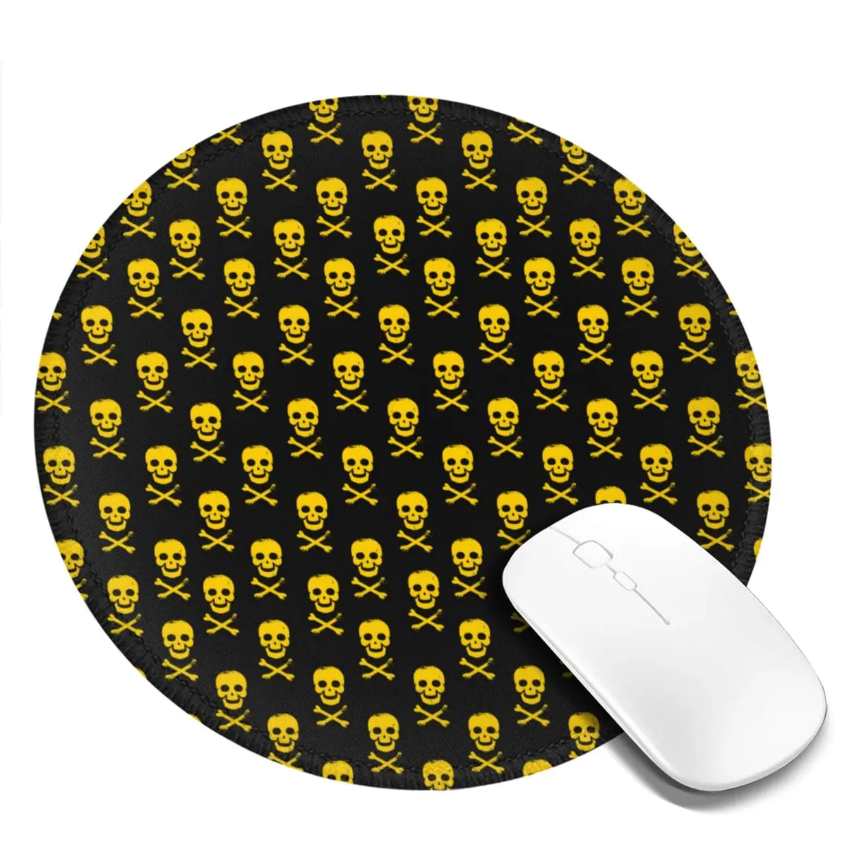 

Sugar Skull коврик для мыши с принтом желтые черепа резиновый Настольный коврик для мыши подлокотник Kawaii высокое качество фото коврик для мыши